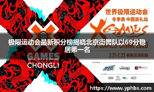 极限运动会最新积分榜揭晓北京街舞队以69分稳居第一名